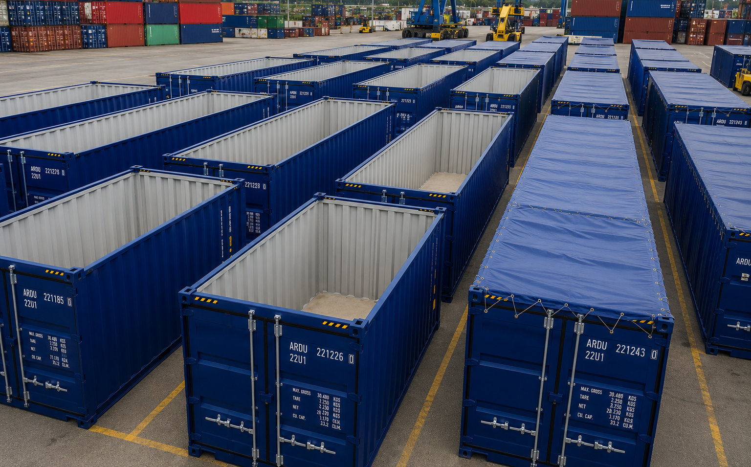 Containers at dammam